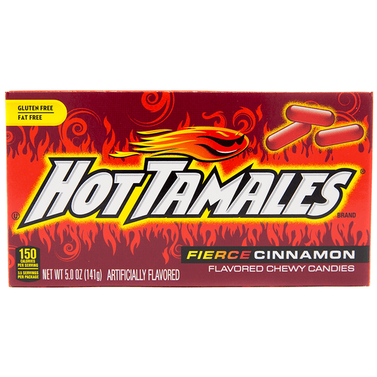 Hot Tamales Fierce Cinnamon - Theatre Box 141g X 12