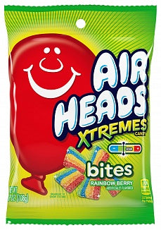 Airheads Xtremes Bites Rainbow Berry - 170g (Box of 12)