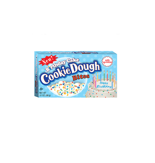 Cookie Dough Bites Birthday Cake 88g – Box of 12