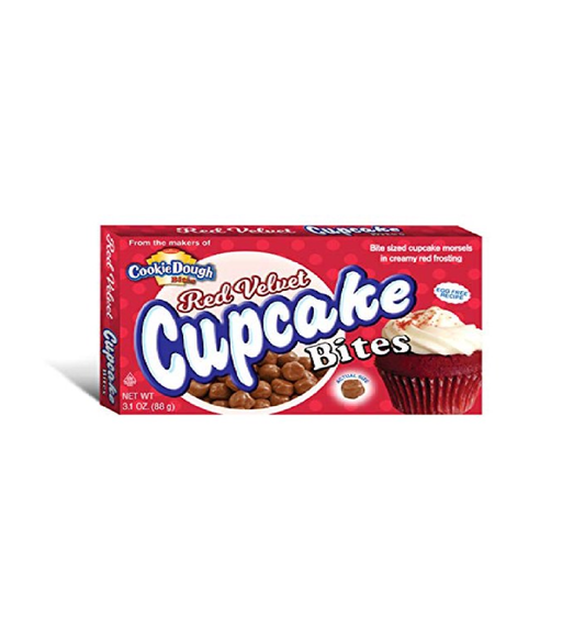 Cookie Dough Bites Red Velvet Cupcake 88g – Box of 12