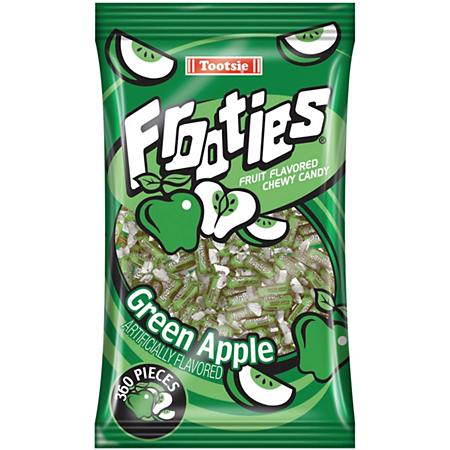 Tootsie Frooties 360ct (1.1kg) Bag - Green Apple