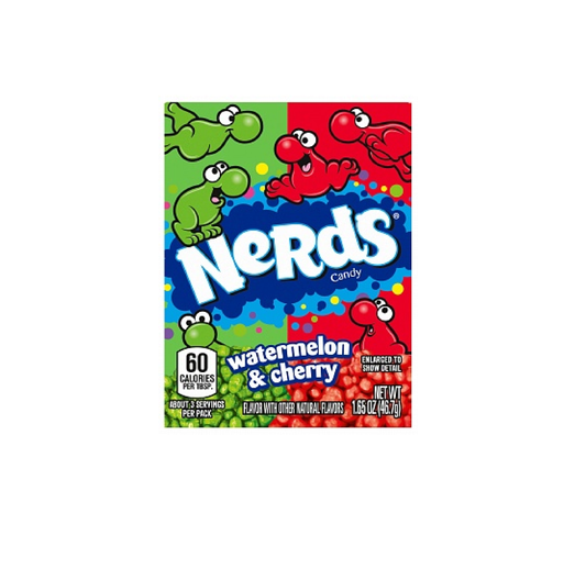 Nerds Wild Cherry & Watermelon 46.7g – Box of 36