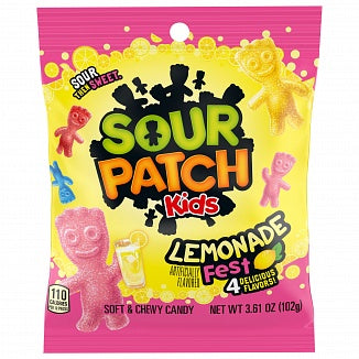 Sour Patch Kids Lemonade Fest - 102g (Box of 12)