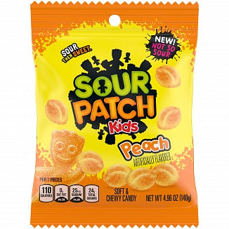 Sour Patch Kids Peach - 140g (Box of 12)