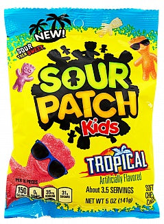 Sour Patch Kids Tropical - 141g (Box of 12)