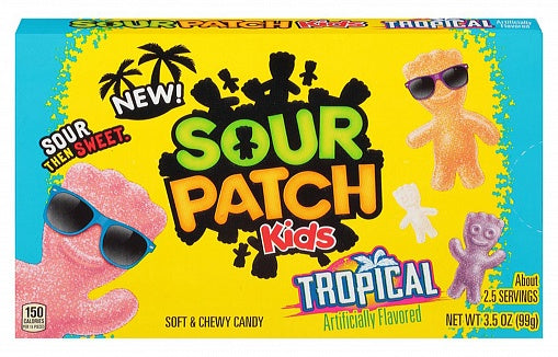 Sour Patch Kids Tropical - 99g (Box of 12)
