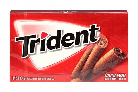 Trident Cinnamon Gum (Box of 12)
