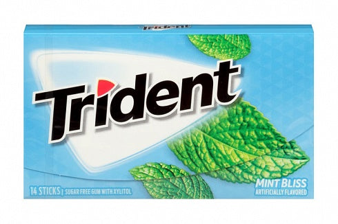 Trident Mint Bliss Gum (Box of 12)