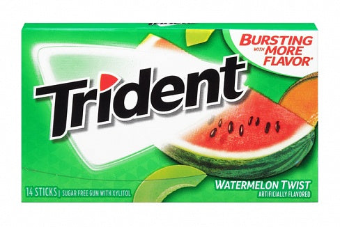 Trident Watermelon Twist Gum (Box of 12)