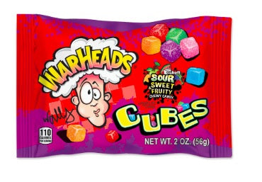 Warheads Chewy Cubes 57g - Box of 15