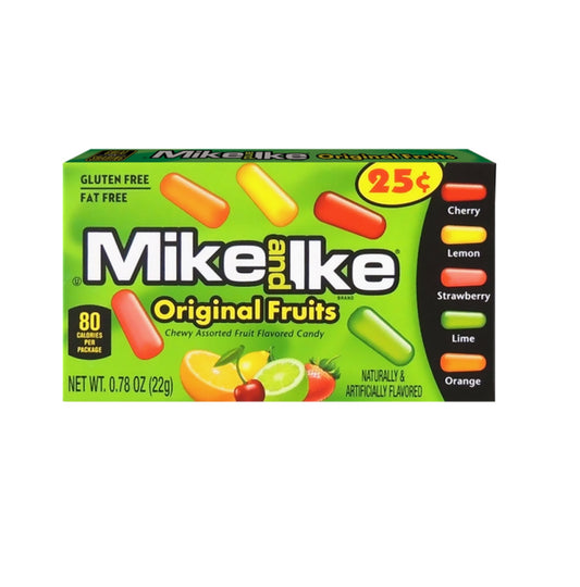 Mike & Ike - Original Fruits 0.78oz (22g) Box of 24