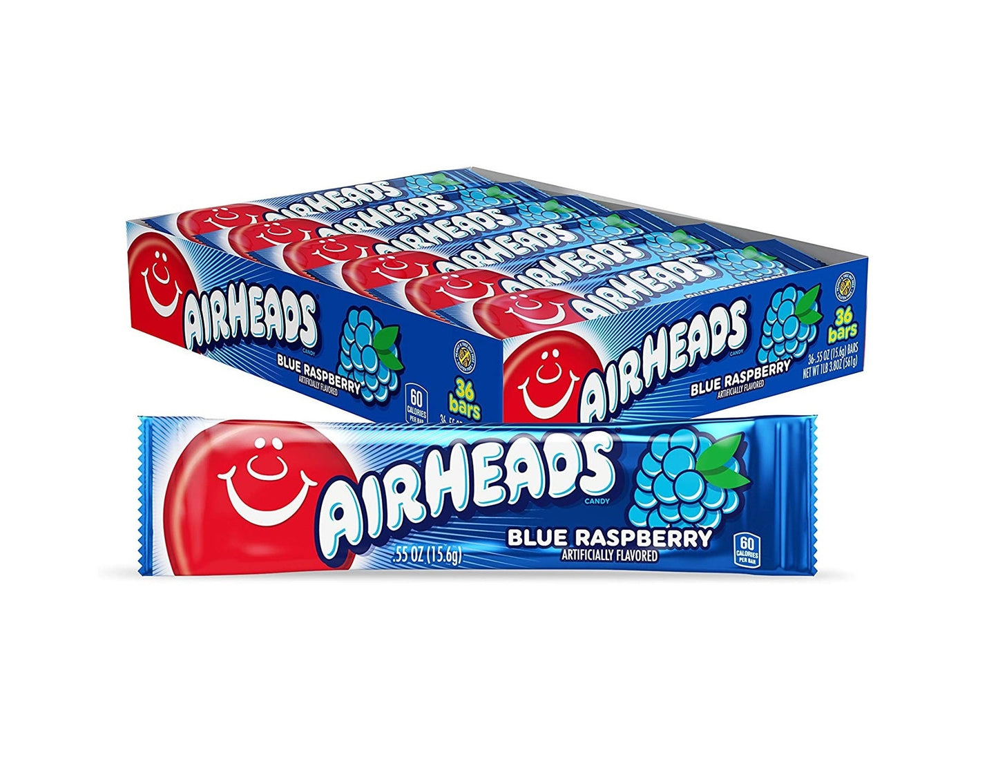 Airheads Blue Raspberry (Box of 36)