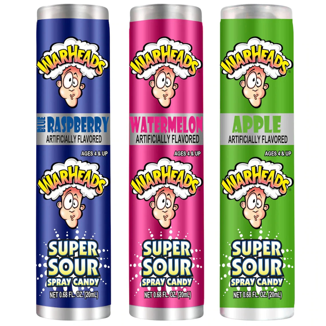 Warheads Super Sour Spray 0.68 fl. oz (12 x Sprays)